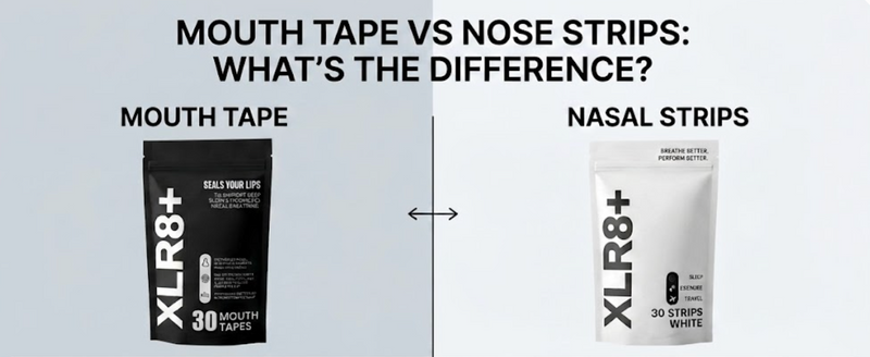 Nasal strips vs mouth tape: what’s the difference?